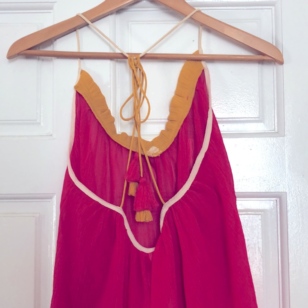 Flirty Tissue Tank. - Picture 3 of 4